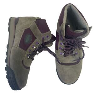 Vasque Vintage Women’s Purple Gray Ankle Mountaineering Hiking Boots Size 5.5
